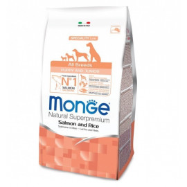 MONGE All Breeds Puppy Salmone & riso kg.12x1pz