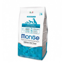 MONGE Hypoallergenic salmone & tonno-All Breeds Adult kg.12x1pz