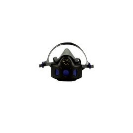Respiratore a semi-maschera riutilizzabile 3M Secure Click HF-802SD con diaframma fonico, taglia Media 3M