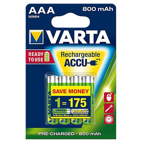 VARTA AAA BATTERIE AUFLADBAR 4