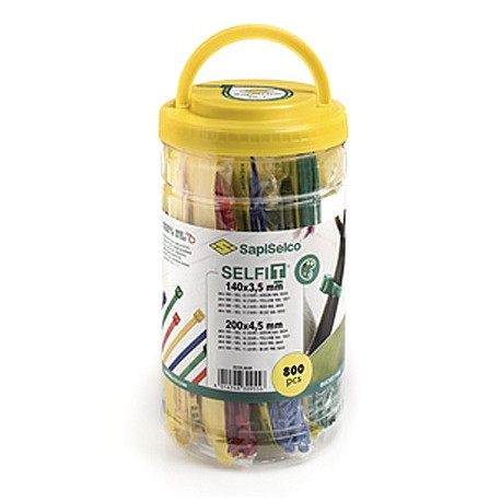 BOX 800pz.FASC.NYLON COL.ASSOR