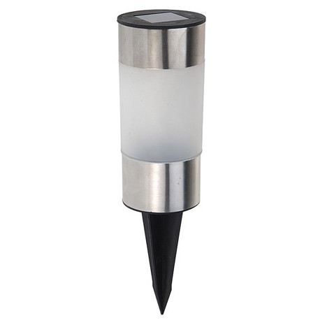 LAMPION.SOLARE INOX LED cm6x22