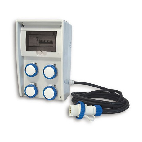 BLOCKVERTEILER 4 STECKDOSEN...