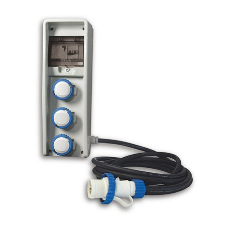 QUAD.IP65 3PRESE 220V    74309