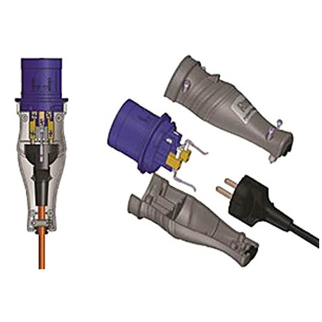 SPINA/ADATT. IP44 SCHUKO/CEE