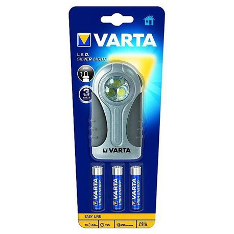 TORCIA LED SILVER LIGHT 3AAA