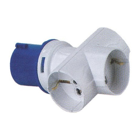 ADATT. SP CEE 3 SCHUKO BIP.