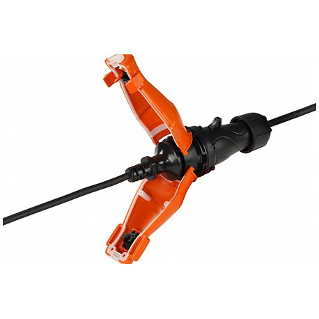 SCHUKO STECKER MIT HÜLLE IP67 