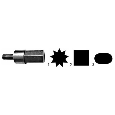 INSERTO ADATT. QUADRATO 6 mm