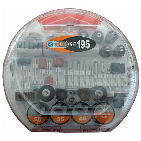 SET 195 ACCESSORI MINIDRILL