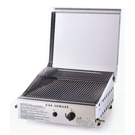 GASGRILL EDELSTAHL MIT...