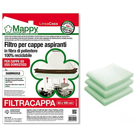 FILTRACAPPA BIANCO     cm40x80