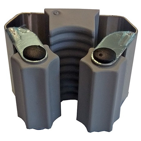 PORTASCOPA 3 POSTI INOX SCOPI3