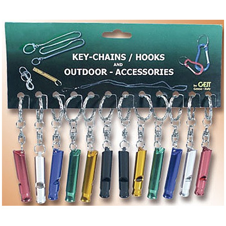 PORTACHIAVI FISCHIETTO COL.ASS