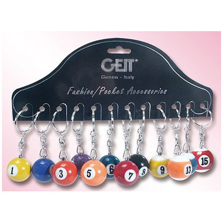 SCHLÜSSELANHÄNGER BILLIARD 