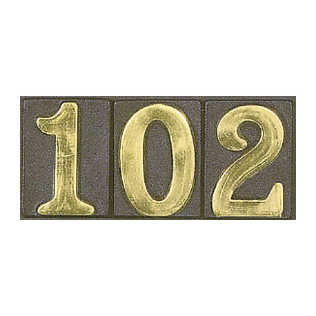 NUMERI FIN.OTTONE BRUNITO  N.9