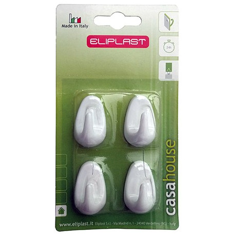 BL.4 GANC.OVALI PICC.BIANC.2/4