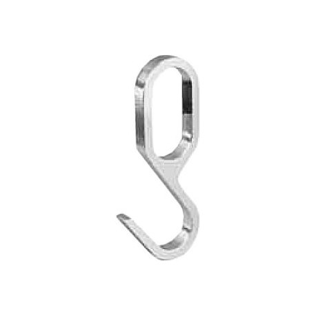 GANCIO X TUBO OVALE mm.30X15