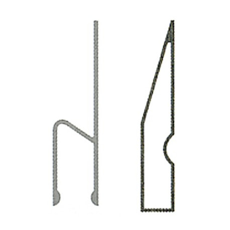 STADIE ALLUMINIO "h"   mm.2500