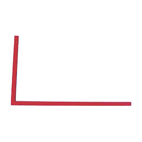 SQUADRA VERNICIATA ROSSA cm 80