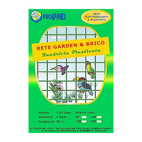 RETE PL.mm12.7x12.7x1xh 50 m25