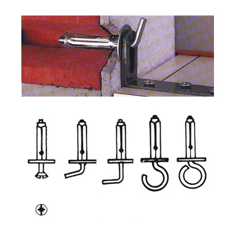 STAHLDÜBEL M4 kurzer Haken/43