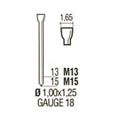 CHIODINI M 15 cTESTA PICC.mm15