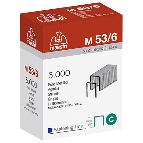 TACKERKLAMMERN METALL M53 53/6