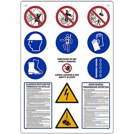 SCHILD "SIGN GROUP"BILINGUE 