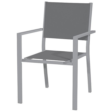 SEDIA IN ALLUMINIO CON...