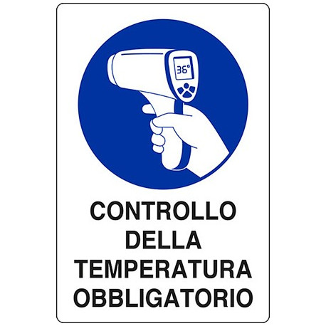 CARTELLO CONTROLLO TEMPERATURA
