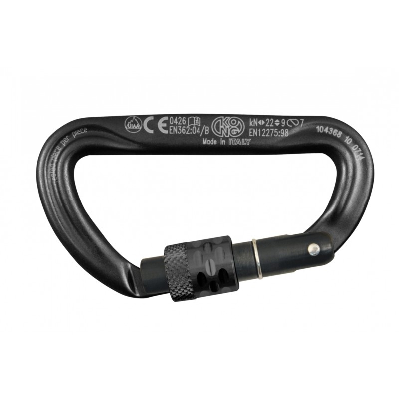 Moschettone Kong Argon Screw Per Arrampicata - Leggero, Compatto, Ghiera A Vite - Foto 2