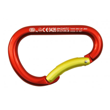 Paddle Bent Gate Keylock Red/Yellow KONG