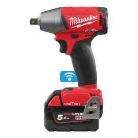 M18 ONEIWP12-502X - AVV. A IMPULSI COMPATTO 18 VOLT 1/2" 5,0AH TECNOLOGIA FUEL ONE KEY VALIGETTA HEAVYDUTY CON PERNO P MILWAUKEE