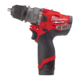 M12 FPDX-202X - TRAPANO COMPATTO PERCUSS. 12 VOLT 2,0 AH FUEL VALIGETTA HEAVYDUTY CON SOLO MANDRINO AUTOSERRANTE MILWAUKEE