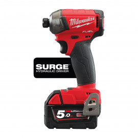 M18 FQID-502X - AVV. A IMPULSI COMPATTO SILENZIOSO 18 VOLT 1/4" 5,0AH TECNOLOGIA FUEL VALIGETTA HEAVYDUTY MILWAUKEE