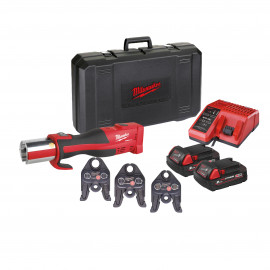 M18 BLHPT-202C TH-SET2 - PRESSATRICE IDRAULICA 18V 2,0 AH CON SET GANASCE TH - MOTORE BRUSHLESS MILWAUKEE