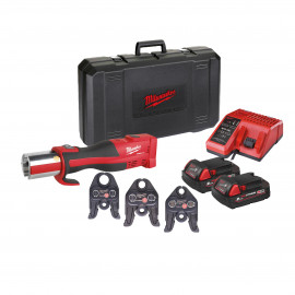 M18 BLHPT-202C TH-SET - PRESSATRICE IDRAULICA 18V 2,0AH CON SET GANASCE TH - MOTORE BRUSHLESS MILWAUKEE