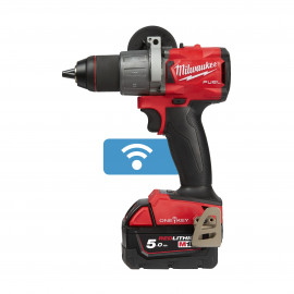 M18 ONEPD2-502X - TRAPANO BATTENTE 18 VOLT 5,0AH TECNOLOGIA FUEL ONE KEY VALIGETTA HEAVYDUTY MILWAUKEE