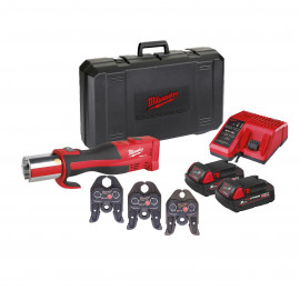 M18 BLHPT-202C M-SET - PRESSATRICE IDRAULICA 18V 2,0AH CON SET GANASCE M - MOTORE BRUSHLESS MILWAUKEE