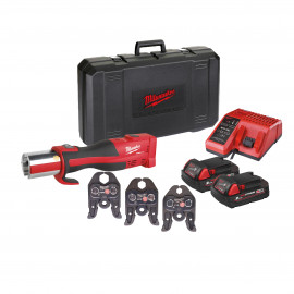 M18 BLHPT-202C V-SET - PRESSATRICE IDRAULICA 18V 2,0AH CON SET GANASCE V - MOTORE BRUSHLESS MILWAUKEE