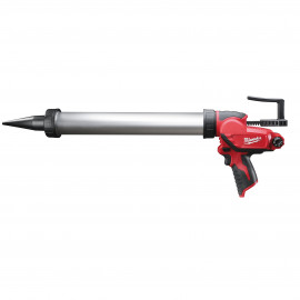 M12 PCG/600A-0 - PISTOLA PER SILICONE TUBO ALLUMINIO 600MM 12 VOLT - SENZA BATTERIA MILWAUKEE