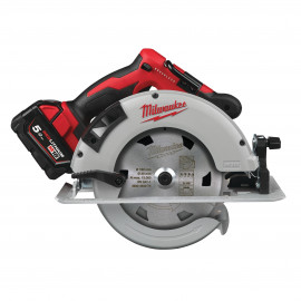 M18 BLCS66-502X - SEGA CIRCOLARE 18 VOLT 66MM 5,0AH BRUSHLESS VALIGETTA HEAVYDUTY MILWAUKEE