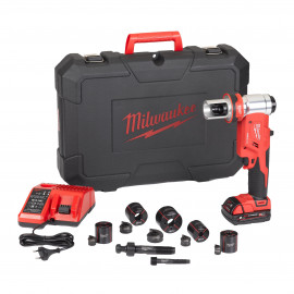 M18 HKP-201CA - PUNZONATRICE DRAULICA 18V 2,0AH CON SET PUNZONI E MATRICI MILWAUKEE