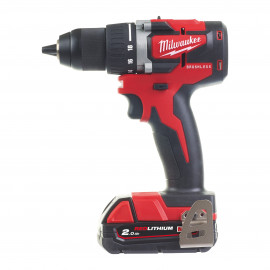 M18 CBLDD-202C - TRAPANO COMPATTO 18 VOLT 2,0AH COMPACT BRUSHLESS MILWAUKEE