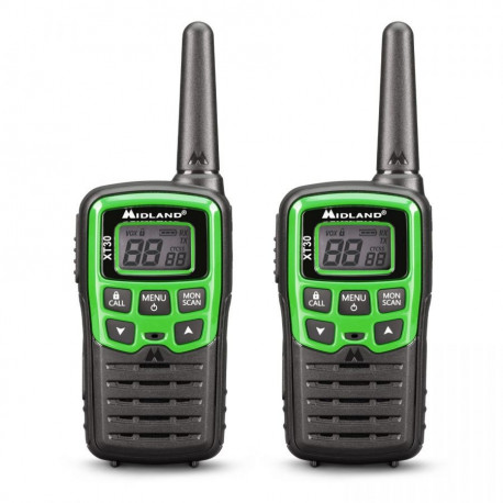 Radio Walkie Talkie Midland XT30 VERDE coppia