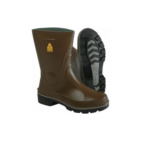 STIVALE TRONCHETTO FARM MARRONE SPIRALE  NITRILE