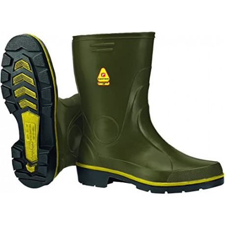 STIVALE TRONCHETTO FARM VERDE SPIRALE  NITRILE