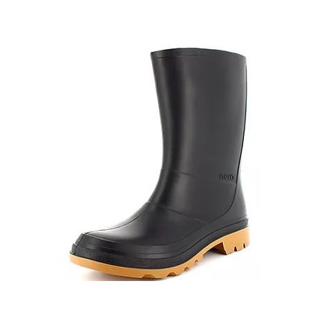 STIVALE TRONCHETTO ISEO NERO SPIRALE  PVC