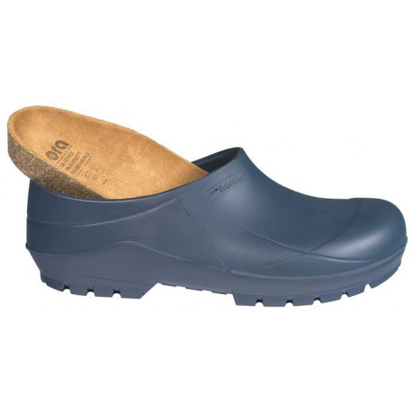 ZOCCOLO CLOG COMFY BLU  SPIRALE  POLIURETANO